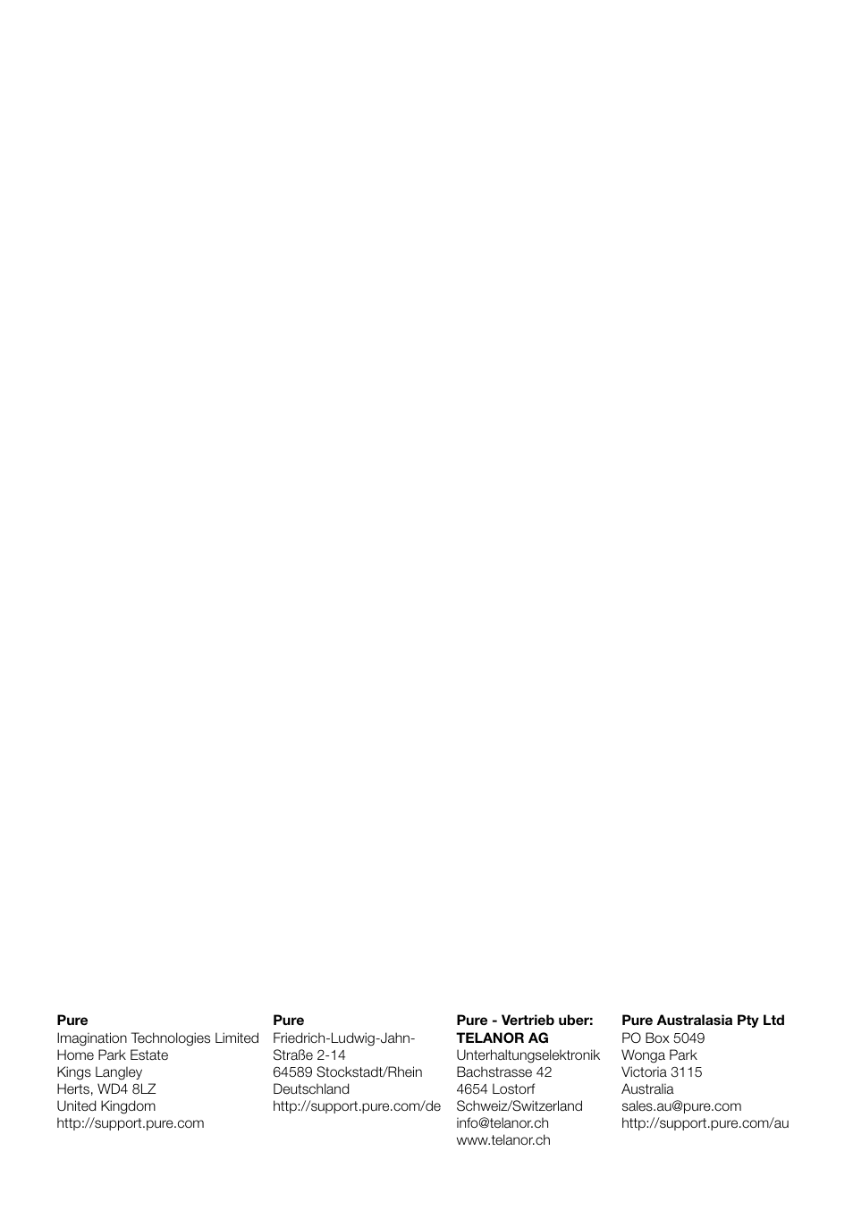 Pure Sensia - User Guide User Manual | Page 23 / 24