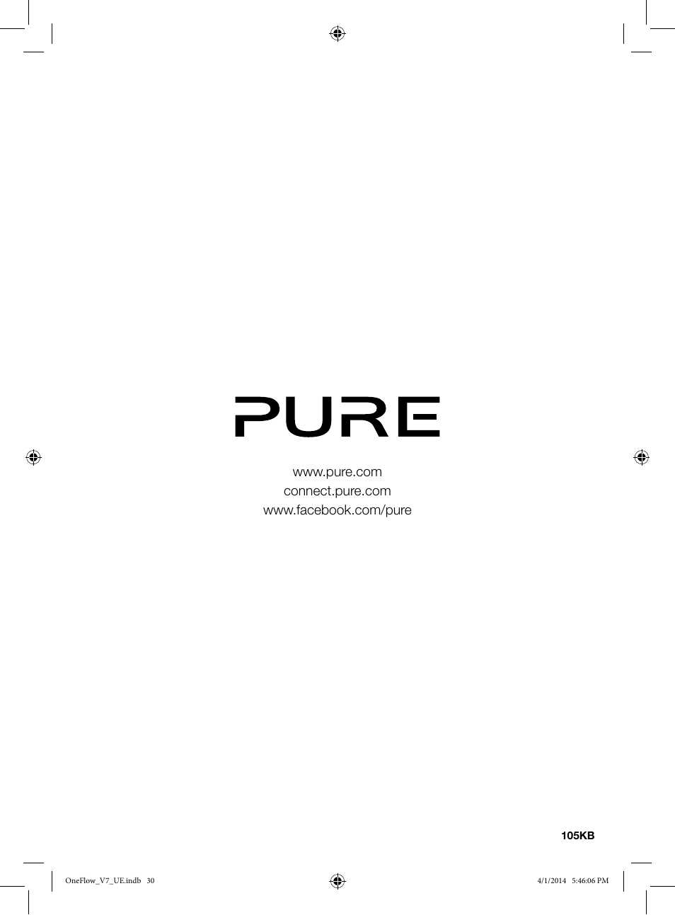 Pure ONE Flow User Manual | Page 132 / 132
