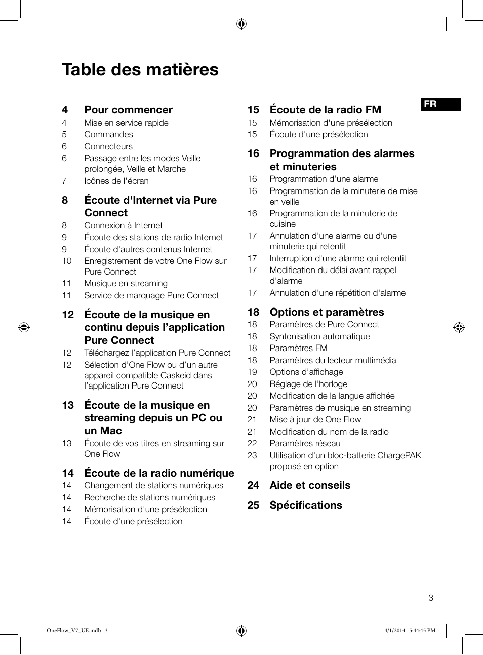 Pure ONE Flow User Manual | Page 31 / 132