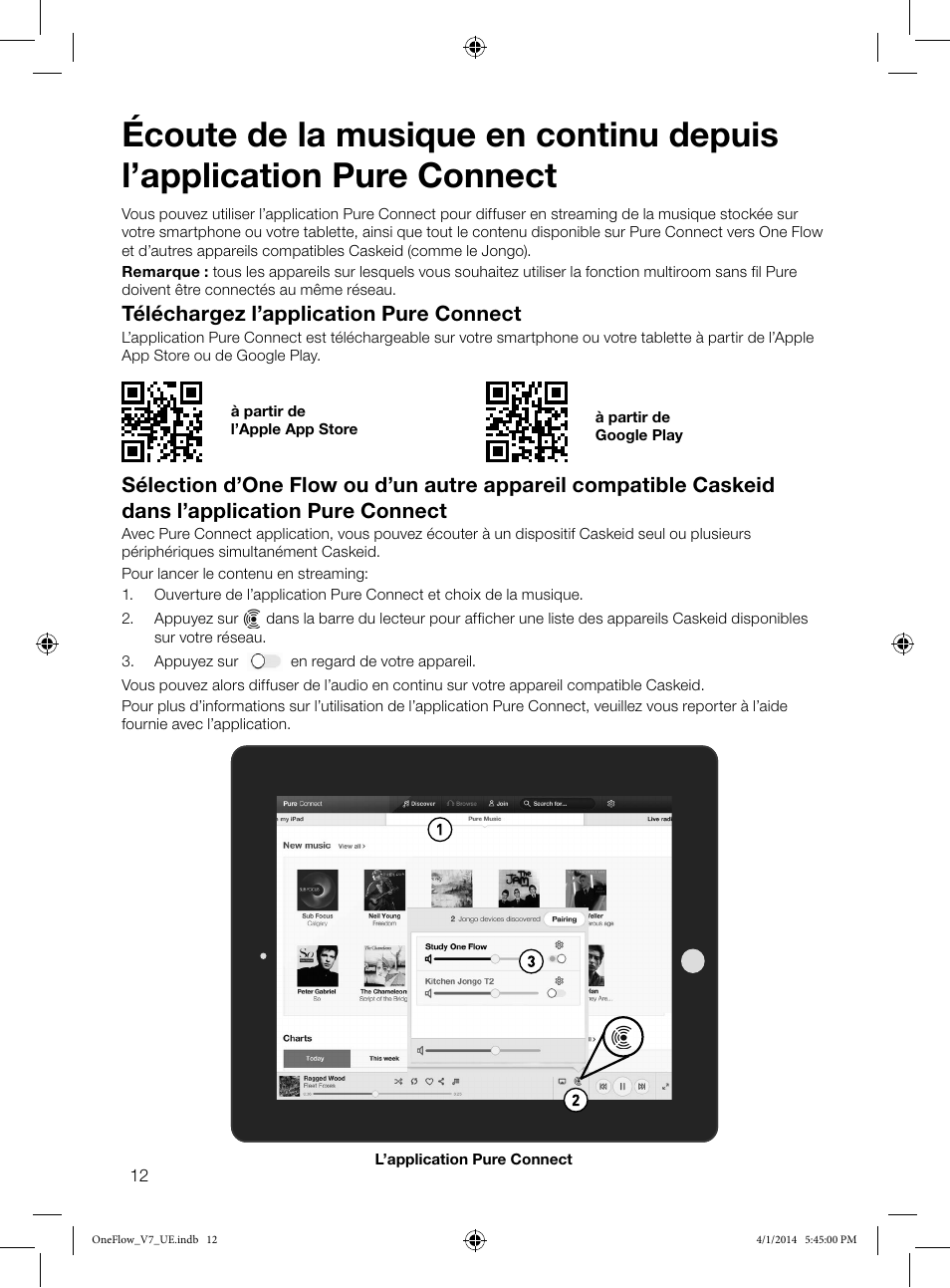 Téléchargez l’application pure connect | Pure ONE Flow User Manual | Page 40 / 132