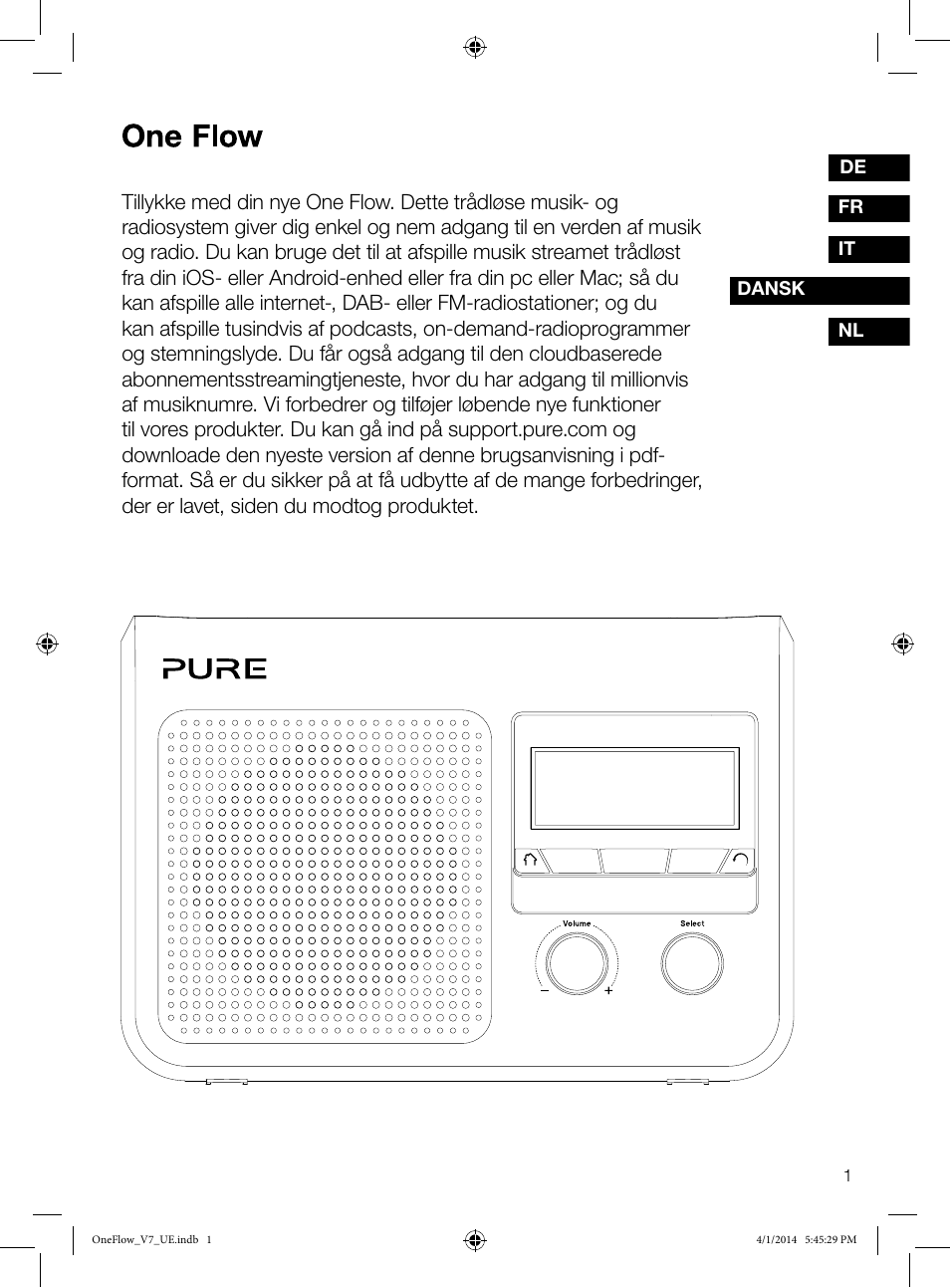 Pure ONE Flow User Manual | Page 81 / 132