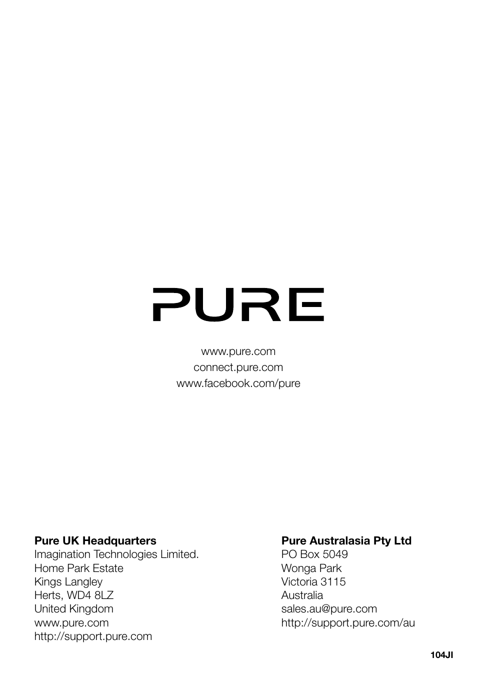 Pure Evoke Flow User Manual | Page 28 / 28