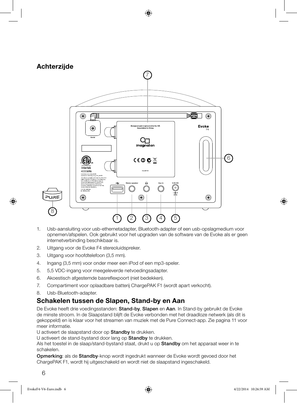 Pure Evoke F4 with Bluetooth User Manual | Page 116 / 164