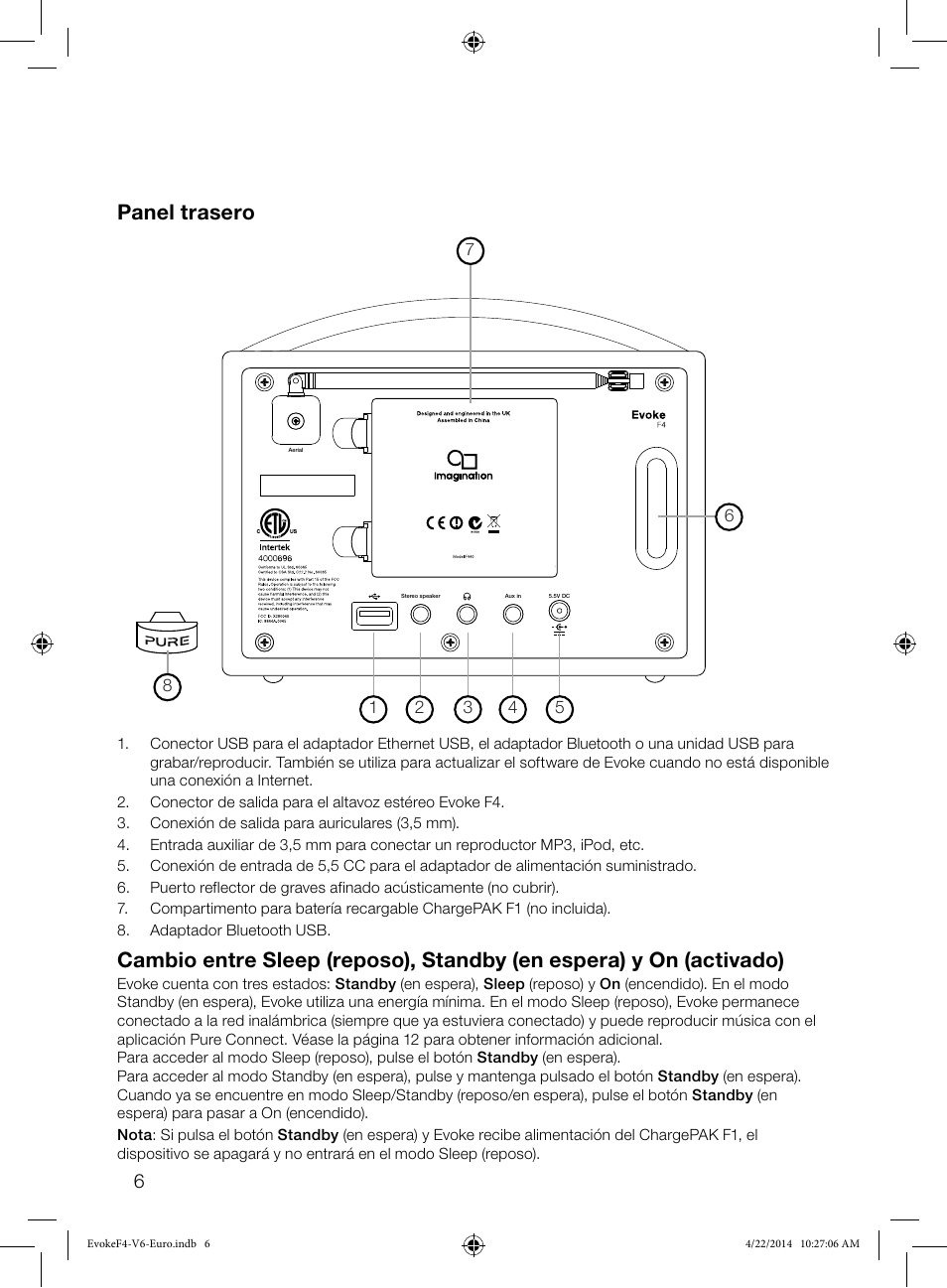 Pure Evoke F4 with Bluetooth User Manual | Page 142 / 164