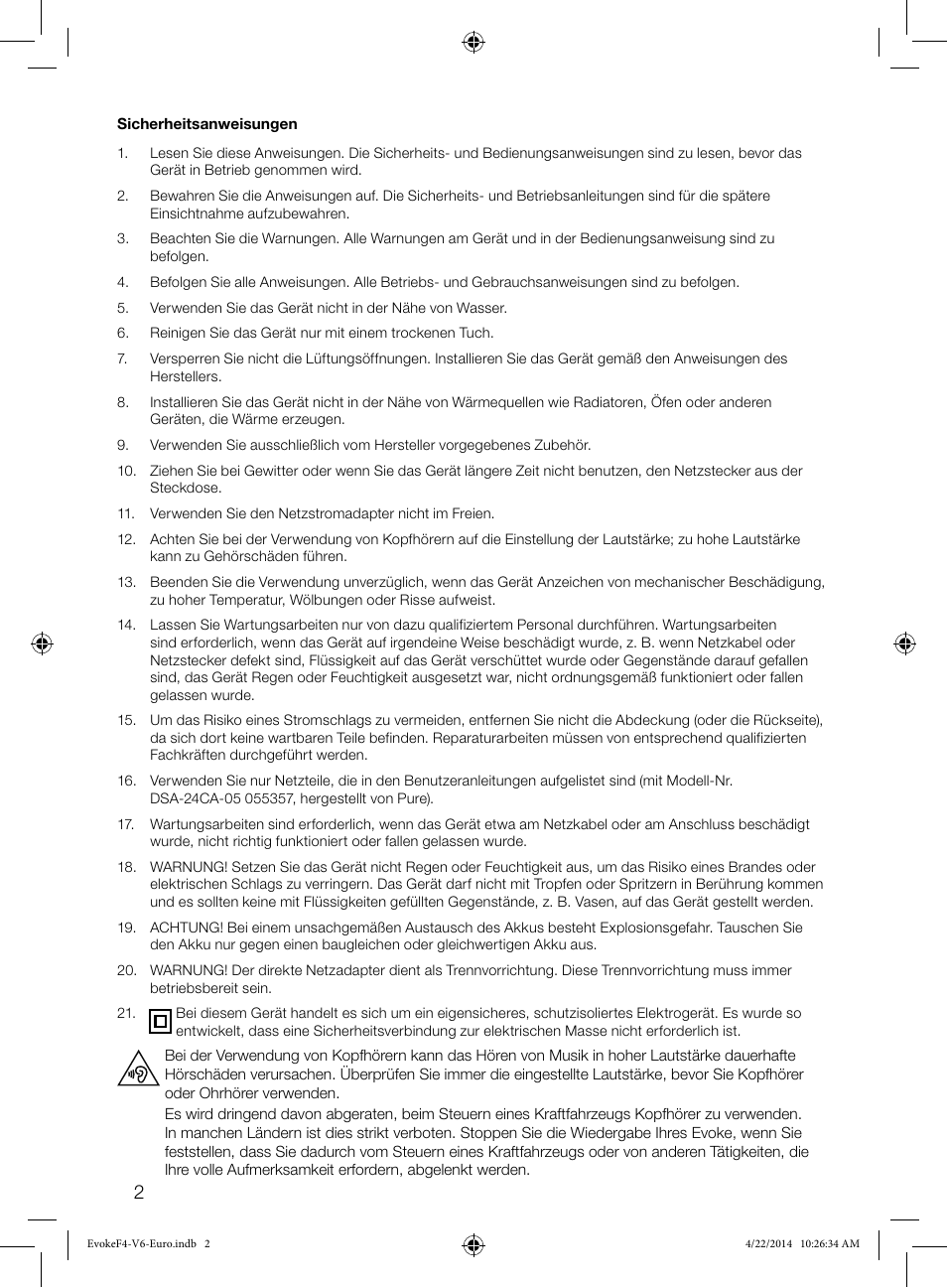 Pure Evoke F4 with Bluetooth User Manual | Page 28 / 164