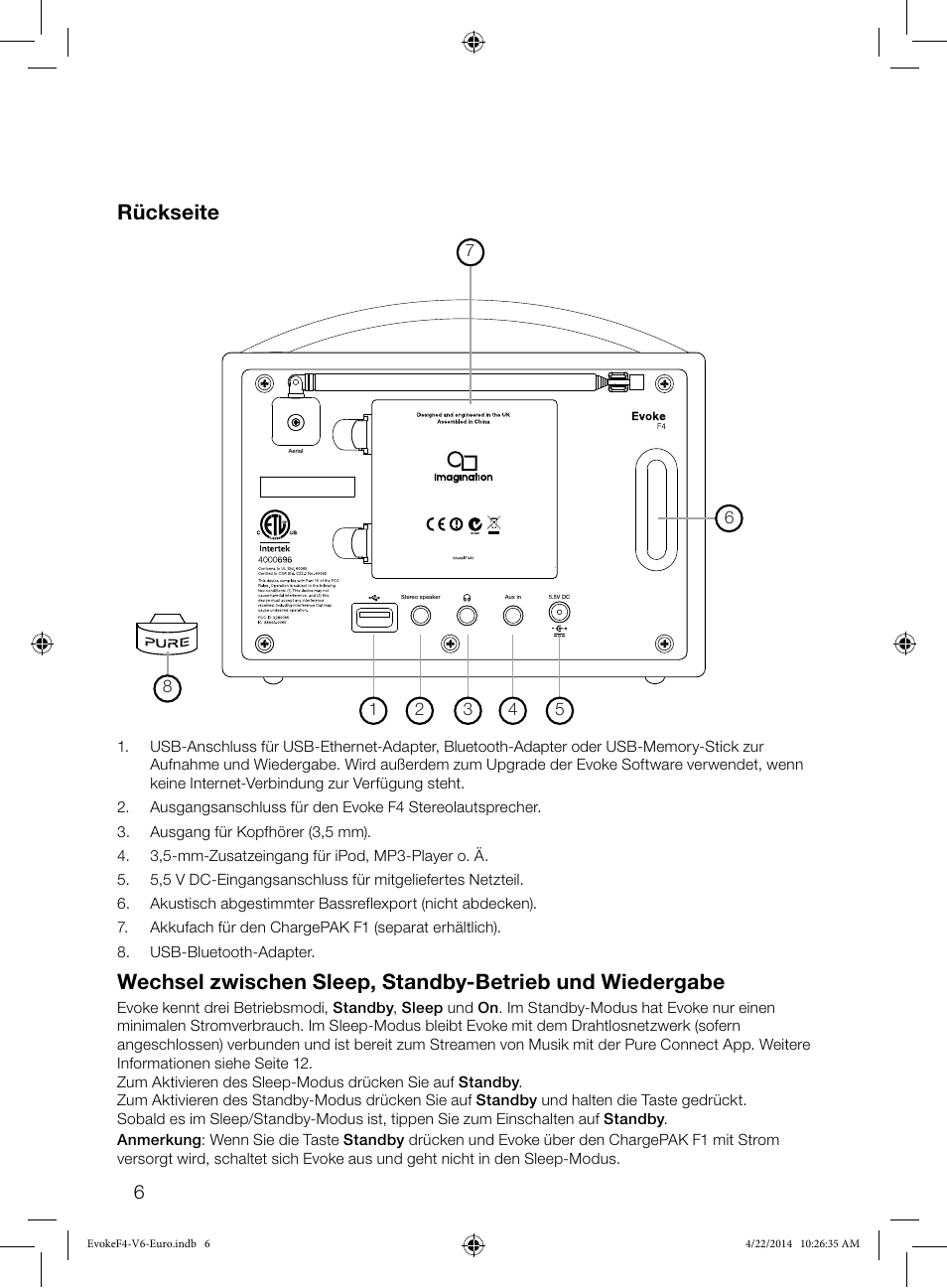 Pure Evoke F4 with Bluetooth User Manual | Page 32 / 164