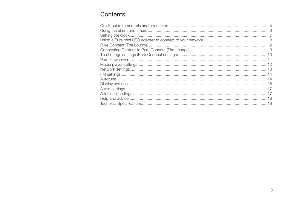 Pure Contour - User Guide User Manual | Page 3 / 22