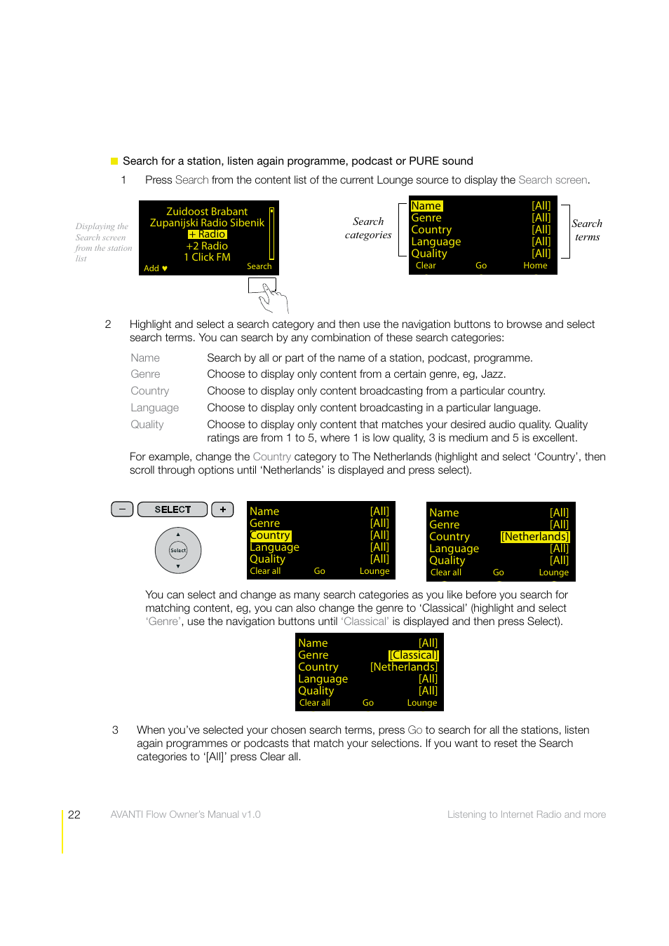 Pure Avanti Flow - User Guide User Manual | Page 22 / 47