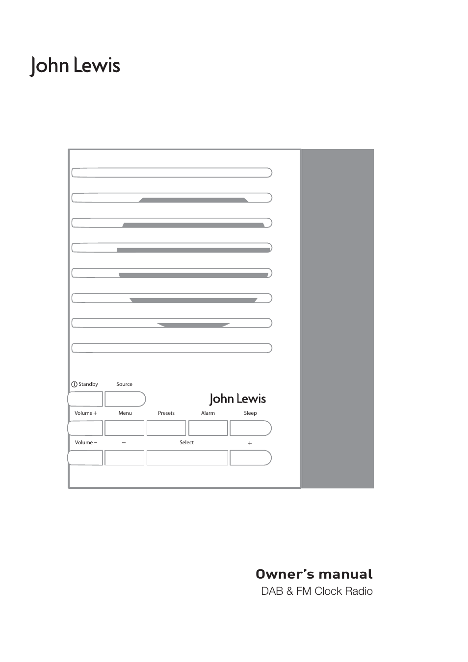 Pure John Lewis J1 User Manual | 16 pages