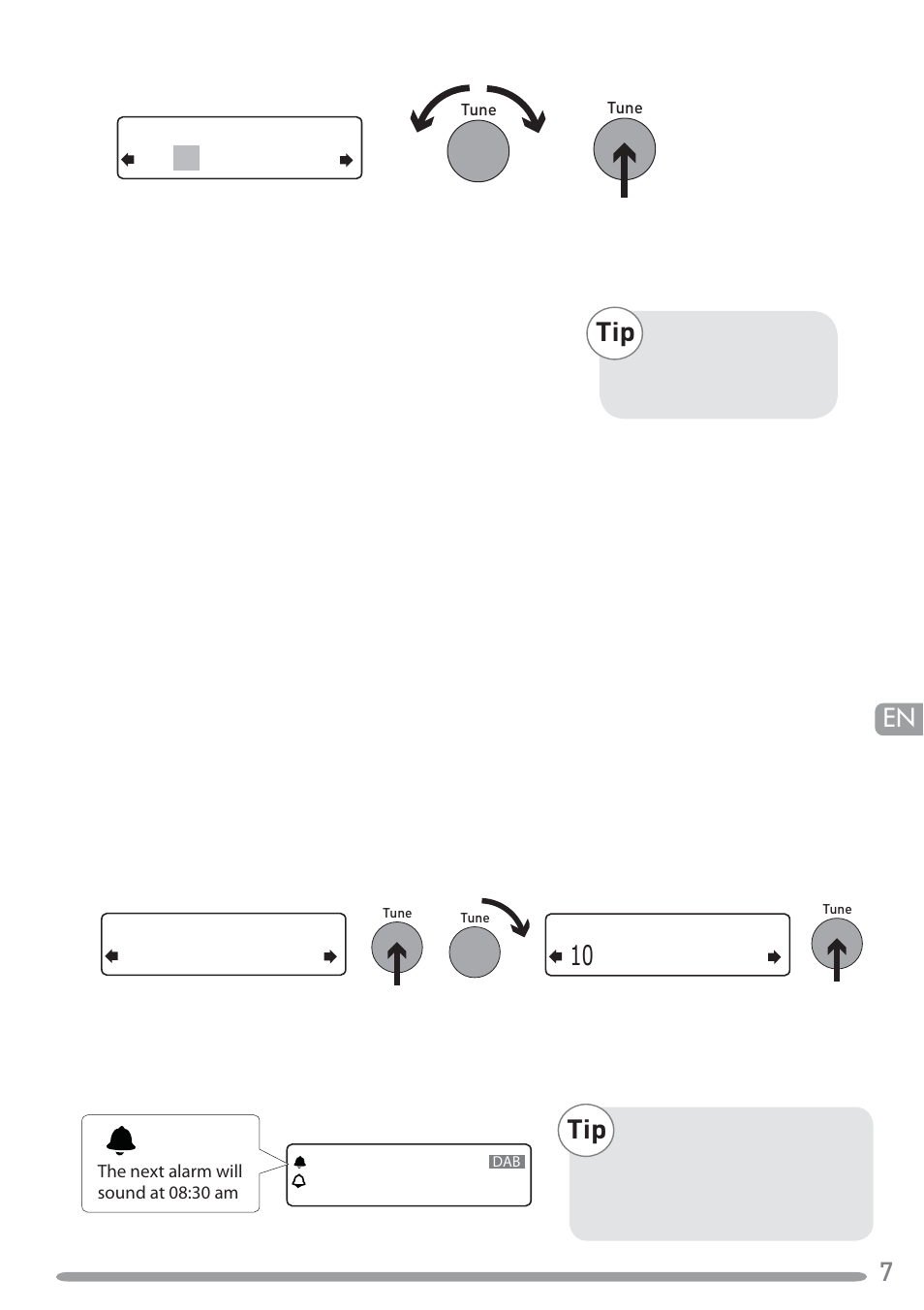 07 set volume use volume control | Pure Tempus-1S User Manual | Page 9 / 18