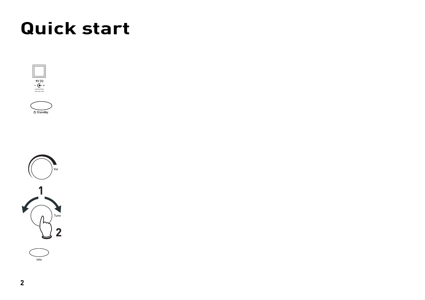 Quick start | Pure Tempus-1XT - User Guide User Manual | Page 4 / 12
