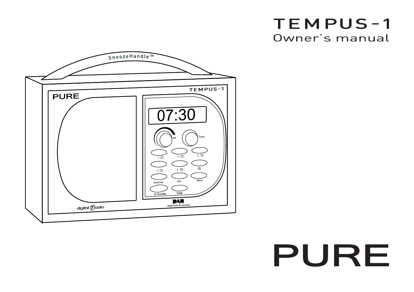 Pure Tempus-1 User Manual | 12 pages