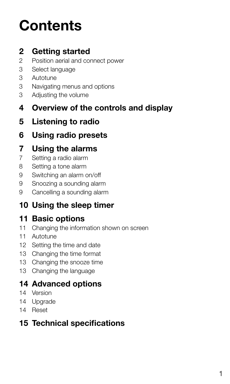 Pure Siesta Mi Series 2 User Manual | Page 3 / 20