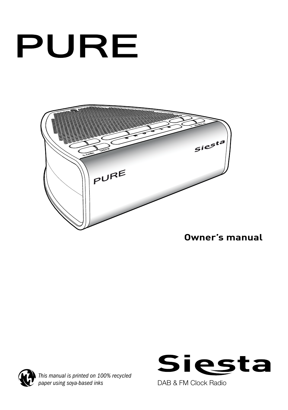 Pure Siesta User Manual | 20 pages