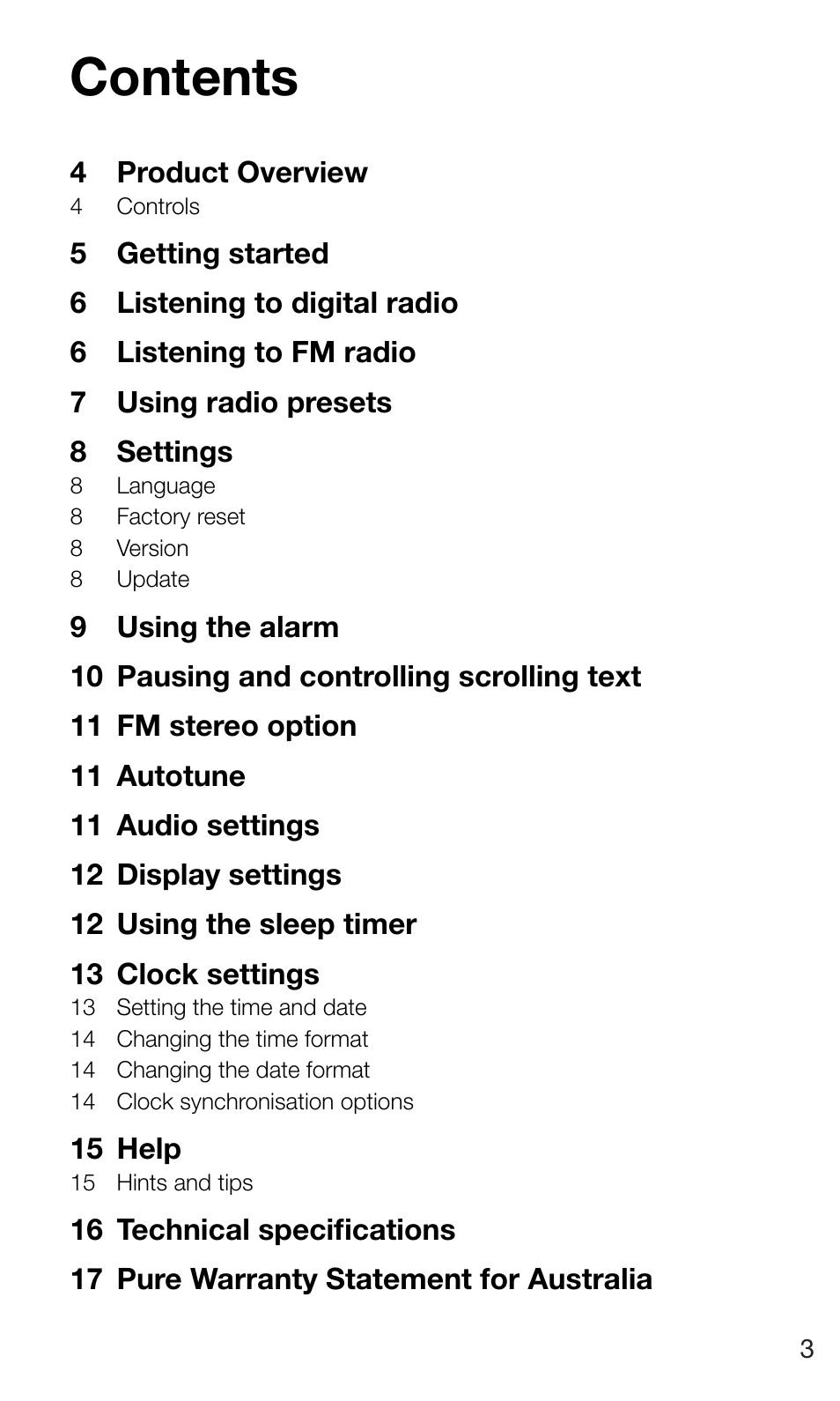 Pure Move 400D User Manual | Page 5 / 20