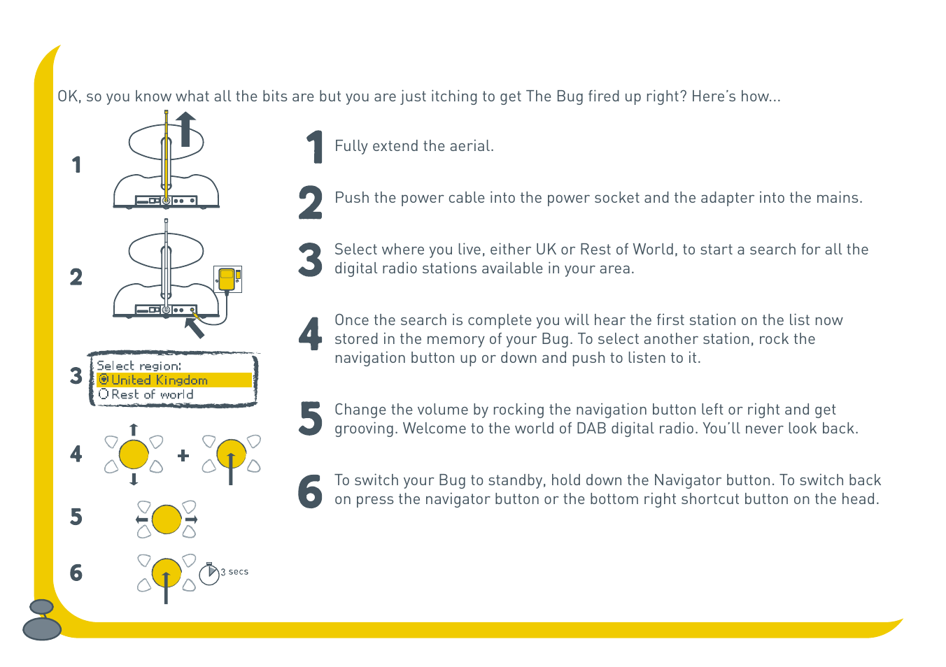 Turn on, tune in, bug out | Pure BUG User Manual | Page 12 / 36
