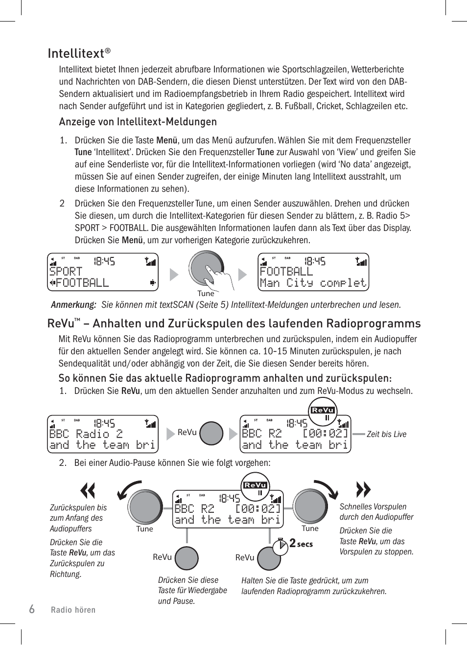 Intellitext, P]scwtctp\qax 112a!j)!l | Pure Elan 2 User Manual | Page 20 / 76