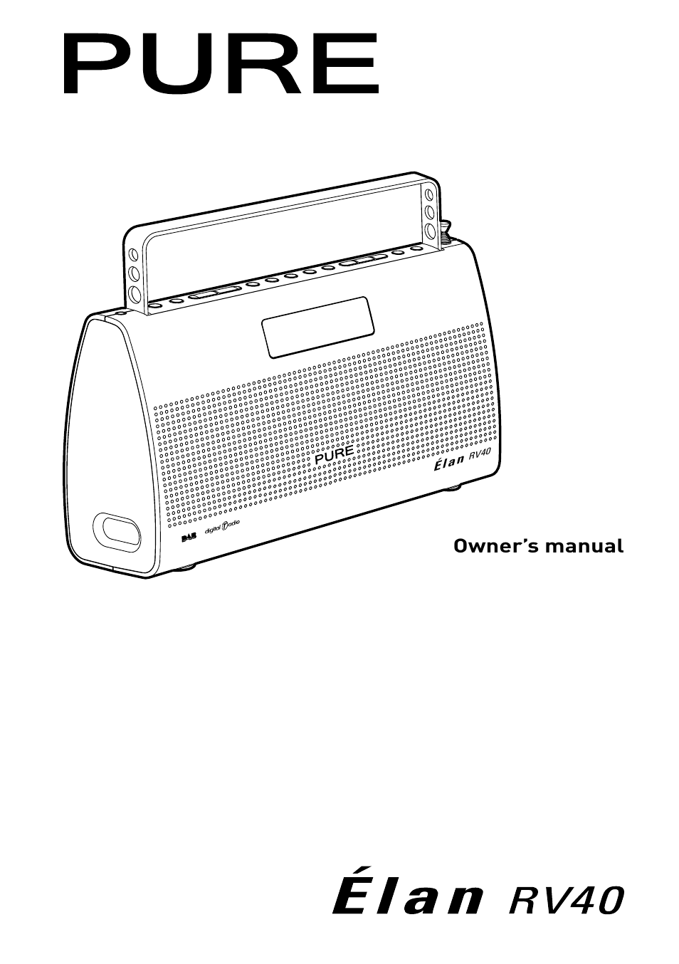 Pure Elan RV40 User Manual | 15 pages