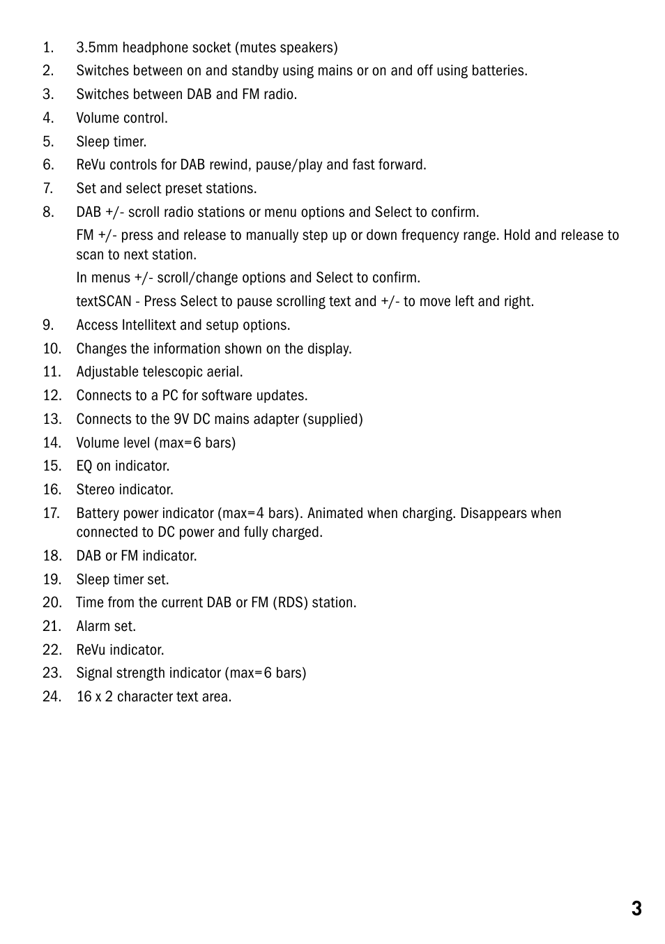 Pure Elan RV40 User Manual | Page 5 / 15