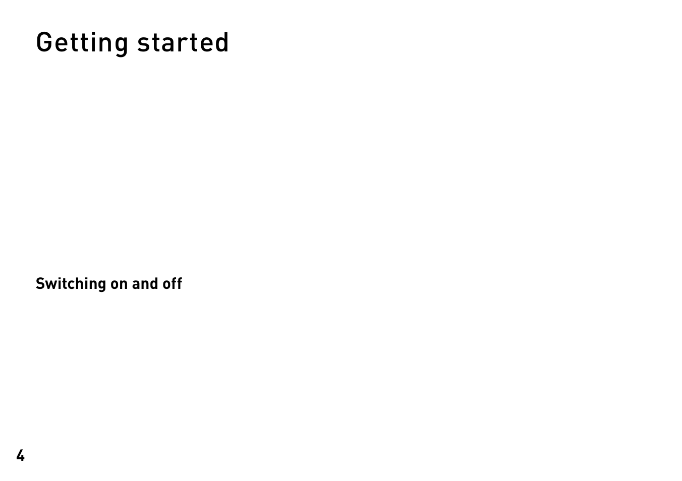 Getting started | Pure Elan DX20 - User Guide User Manual | Page 7 / 17