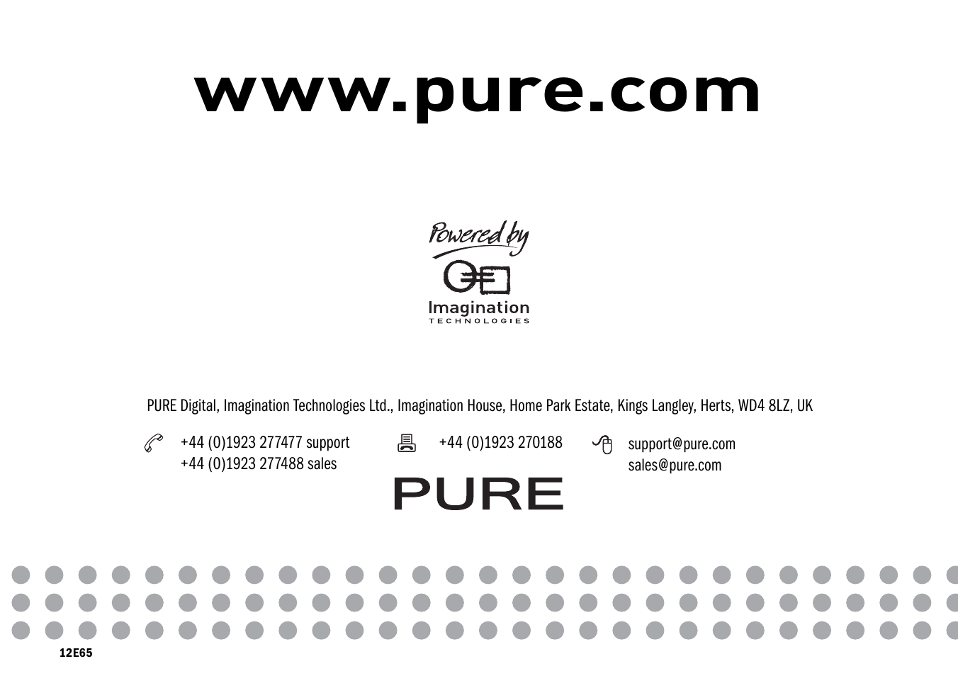 Pure Elan - User Guide User Manual | Page 20 / 20