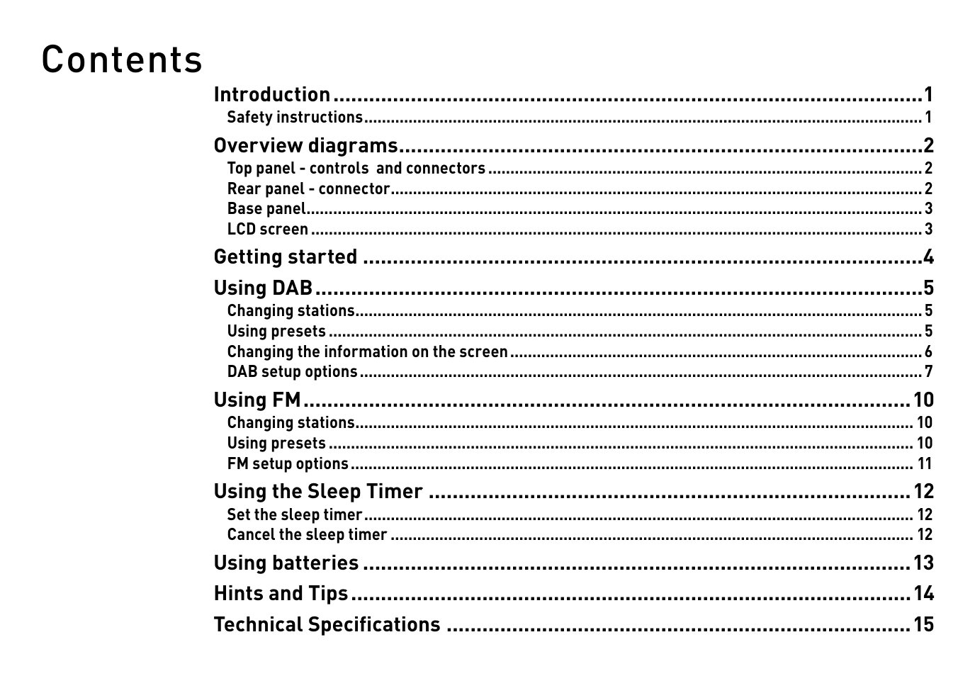 Pure Elan - User Guide User Manual | Page 3 / 20