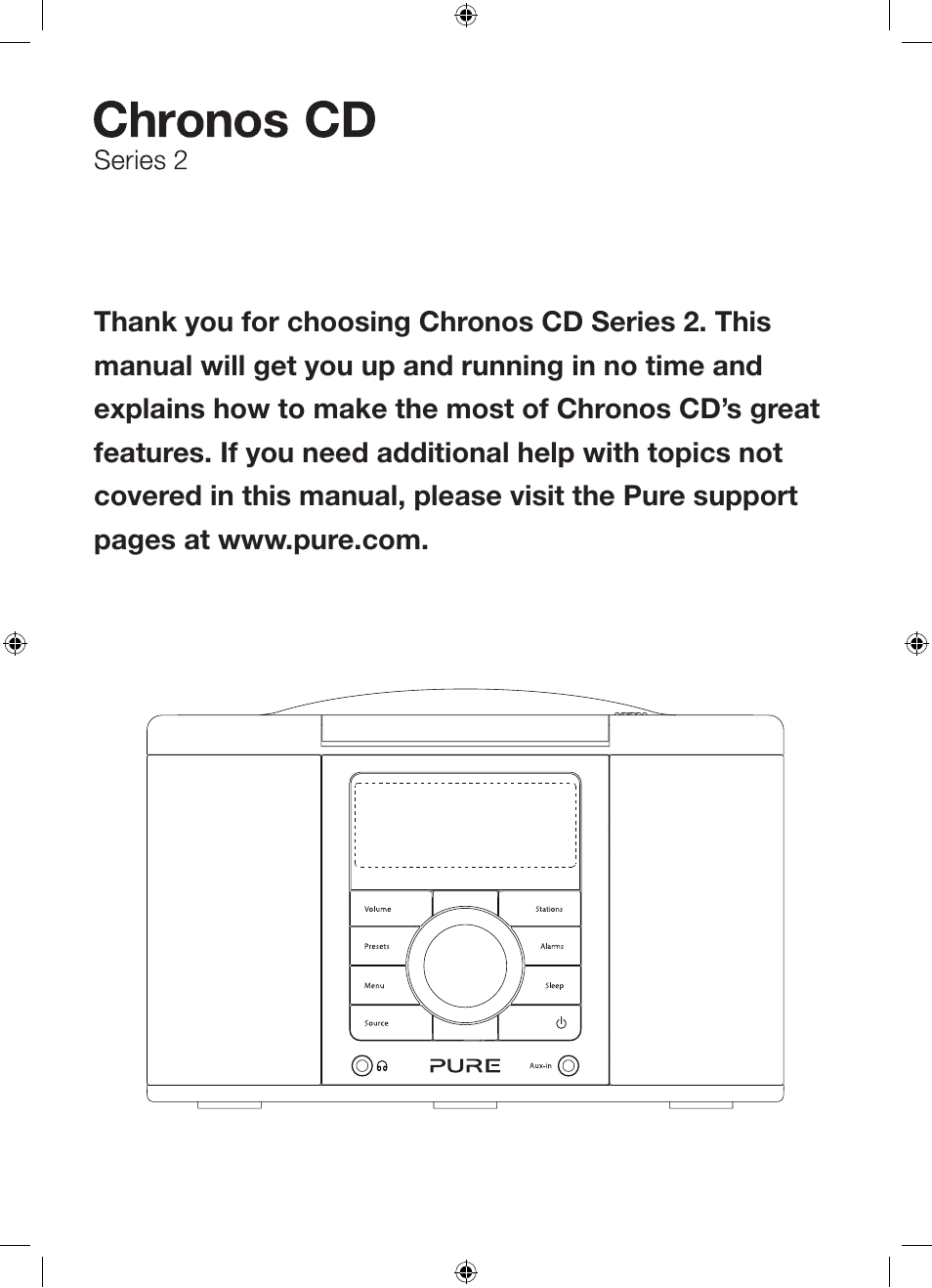 Pure Chronos CD Series 2 User Manual | Page 3 / 16
