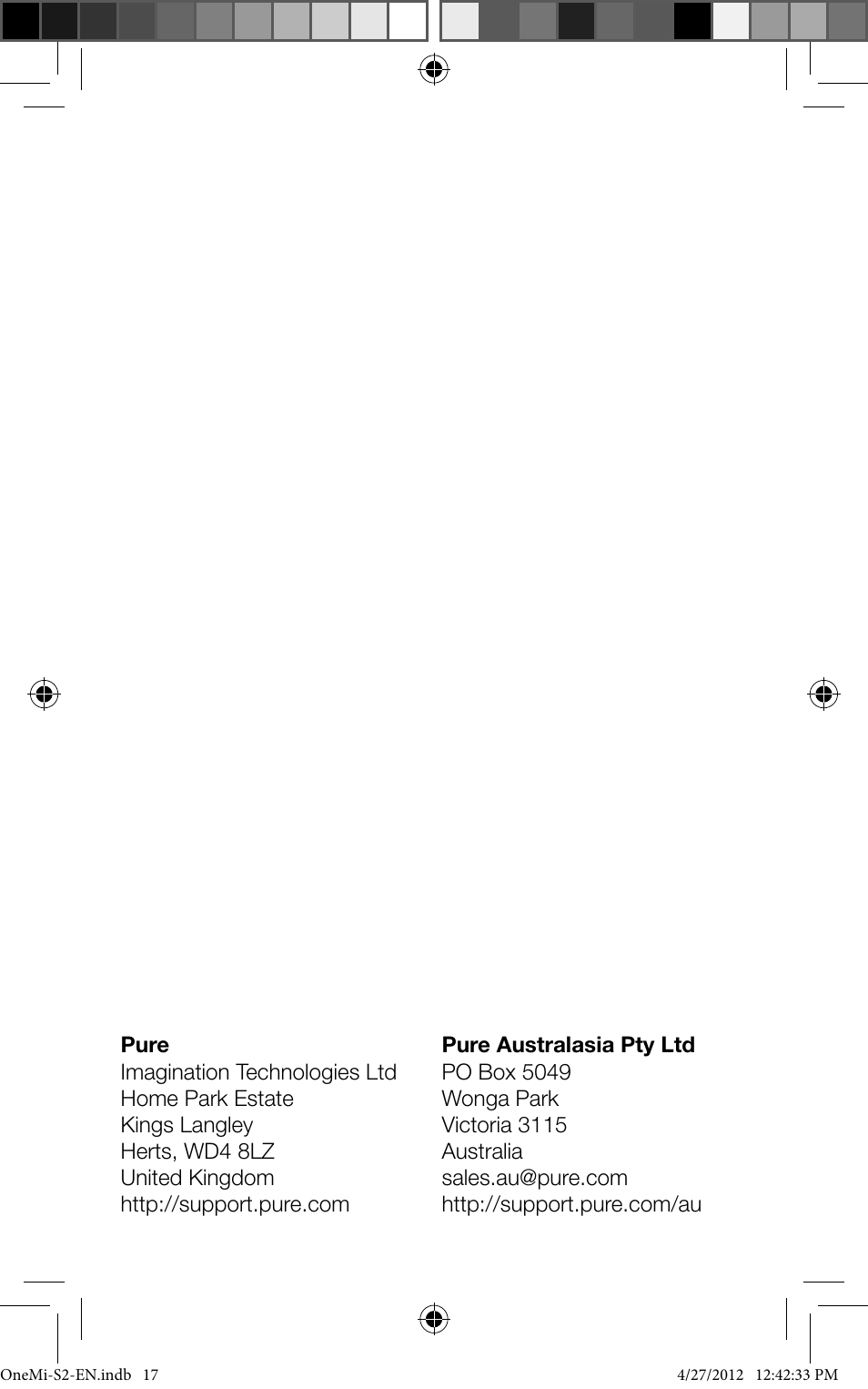 Pure ONE Mi Series 2 User Manual | Page 19 / 20