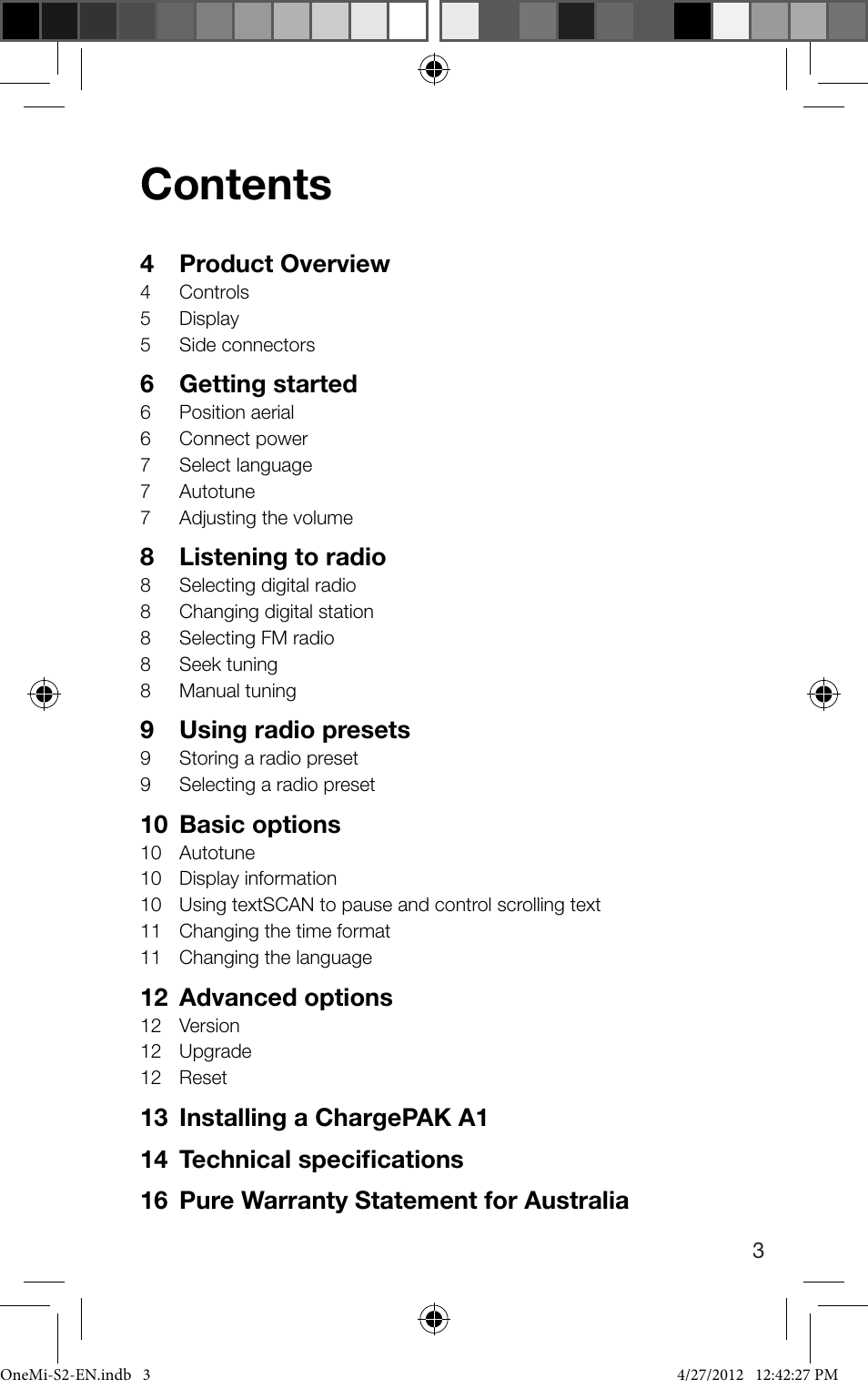 Pure ONE Mi Series 2 User Manual | Page 5 / 20