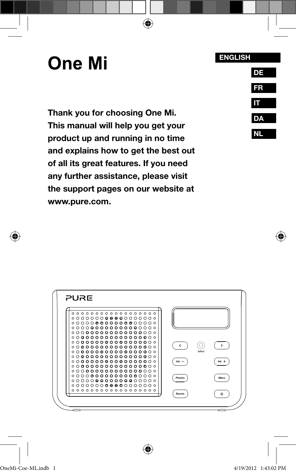 Pure ONE Mi User Manual | Page 3 / 92