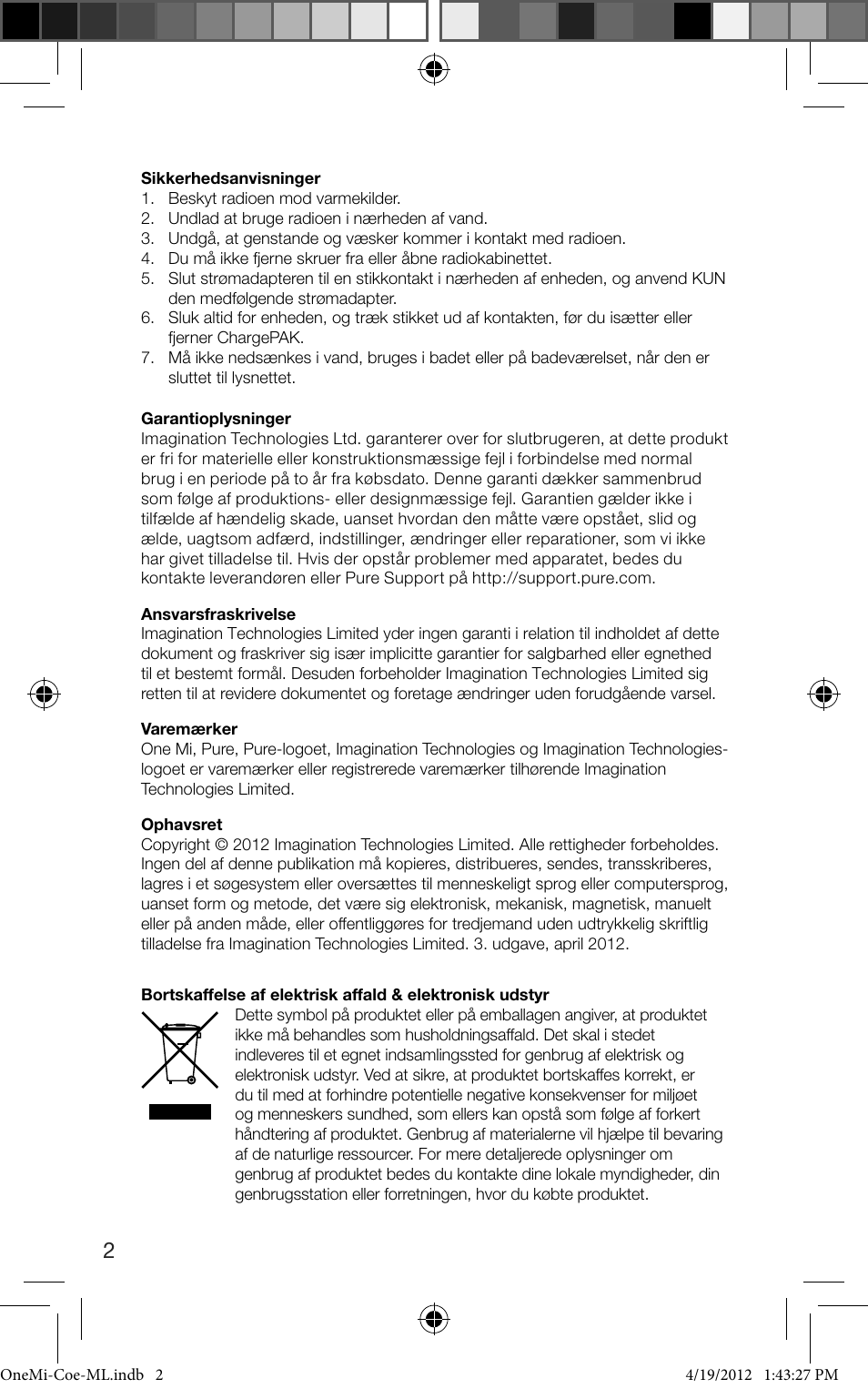 Pure ONE Mi User Manual | Page 62 / 92