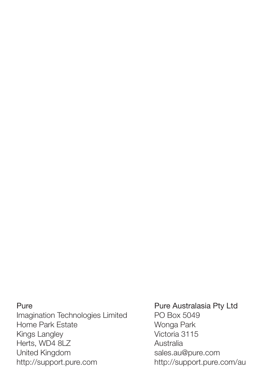 Pure ONE Elite Series 2 User Manual | Page 19 / 20