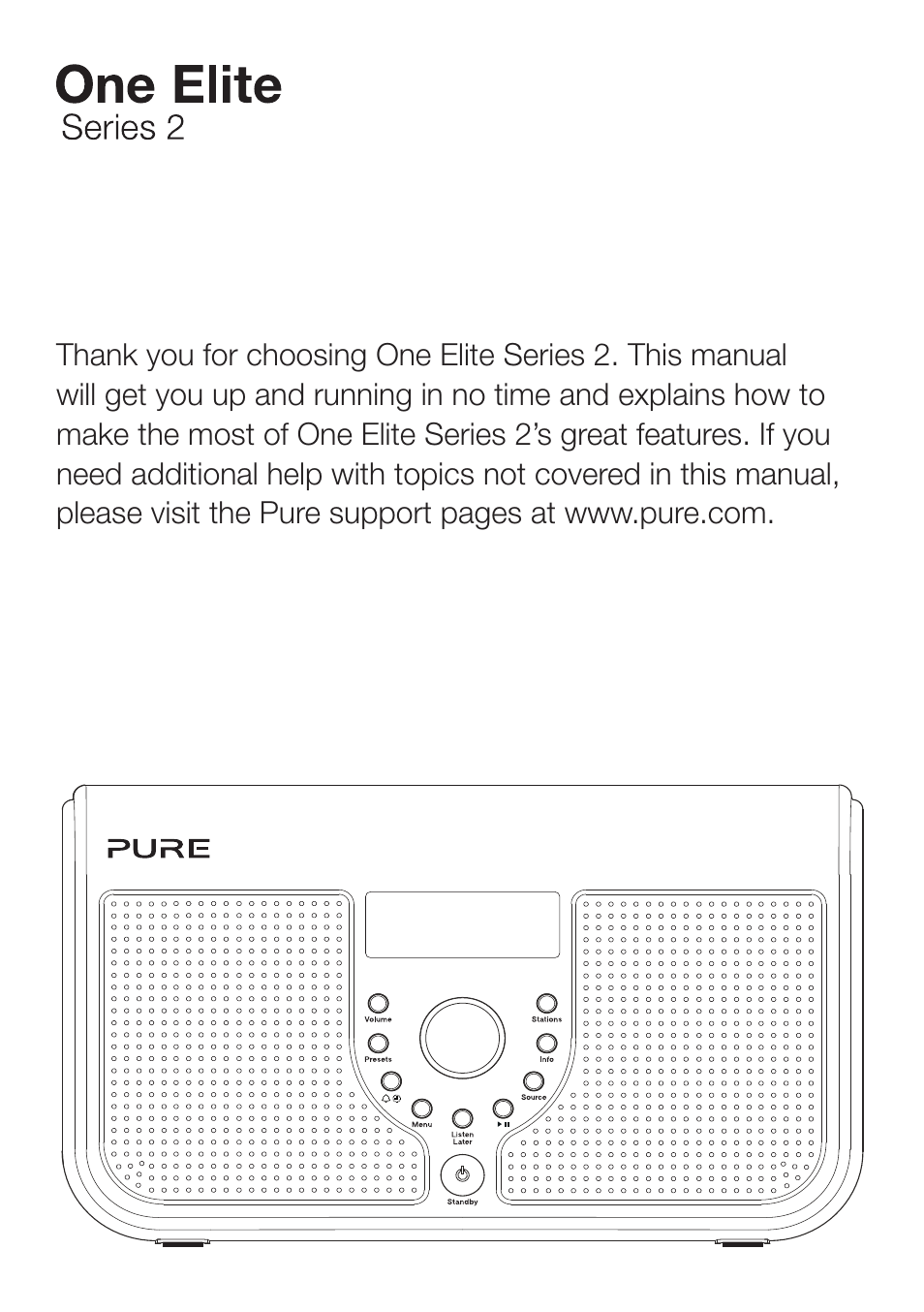 Pure ONE Elite Series 2 User Manual | Page 3 / 20