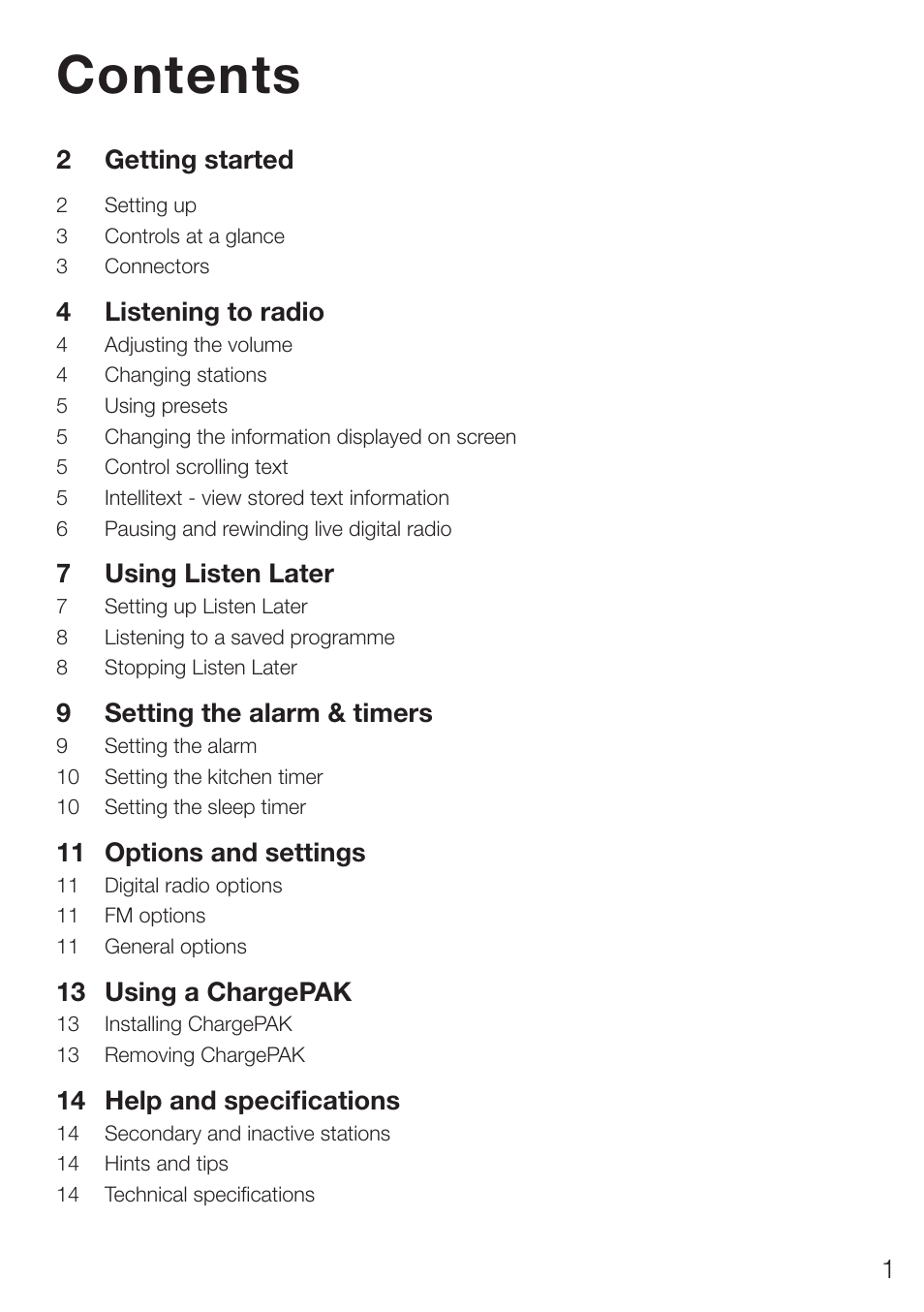Pure ONE Elite Series 2 User Manual | Page 5 / 20