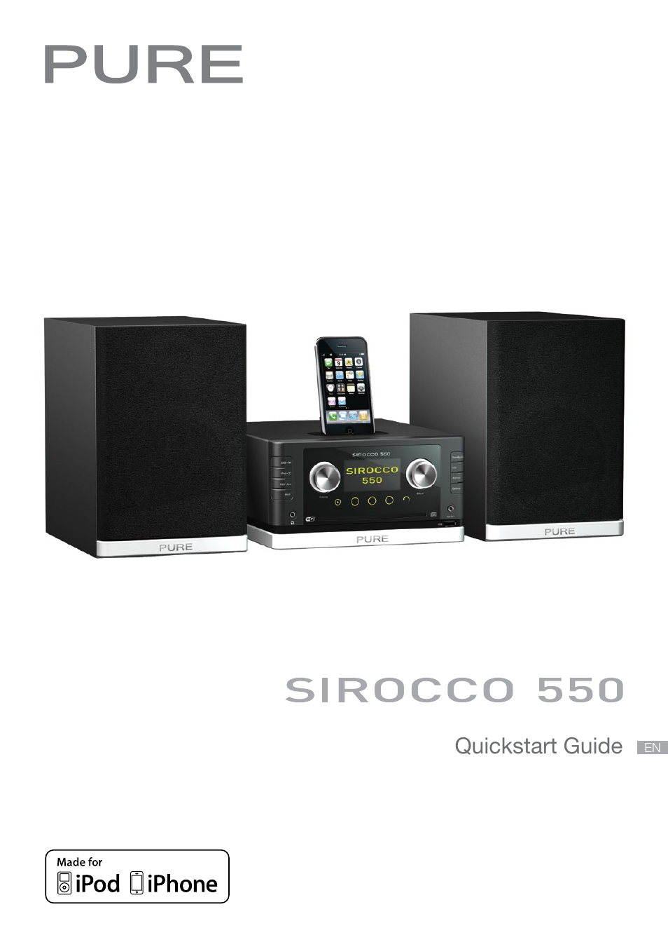 Pure Sirocco 550 - Quick Start Guide User Manual | 14 pages