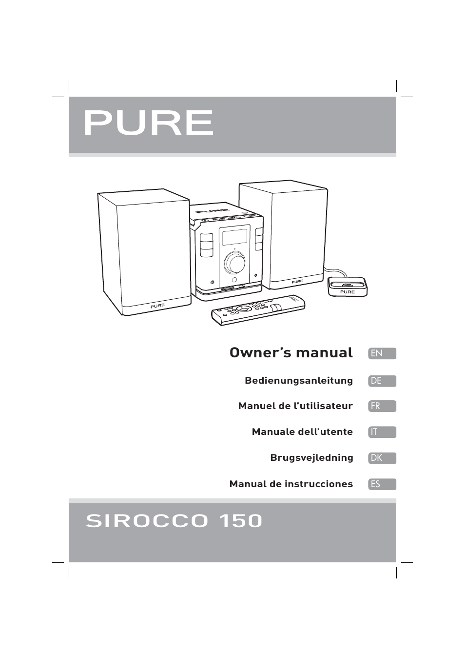 Pure Sirocco 150 User Manual | 88 pages