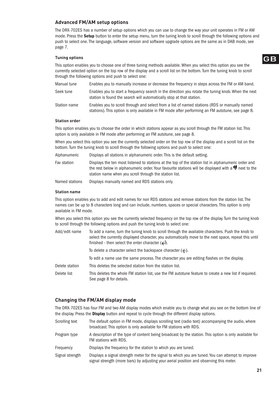 Pure DRX-70x series tuners User Manual | Page 11 / 16