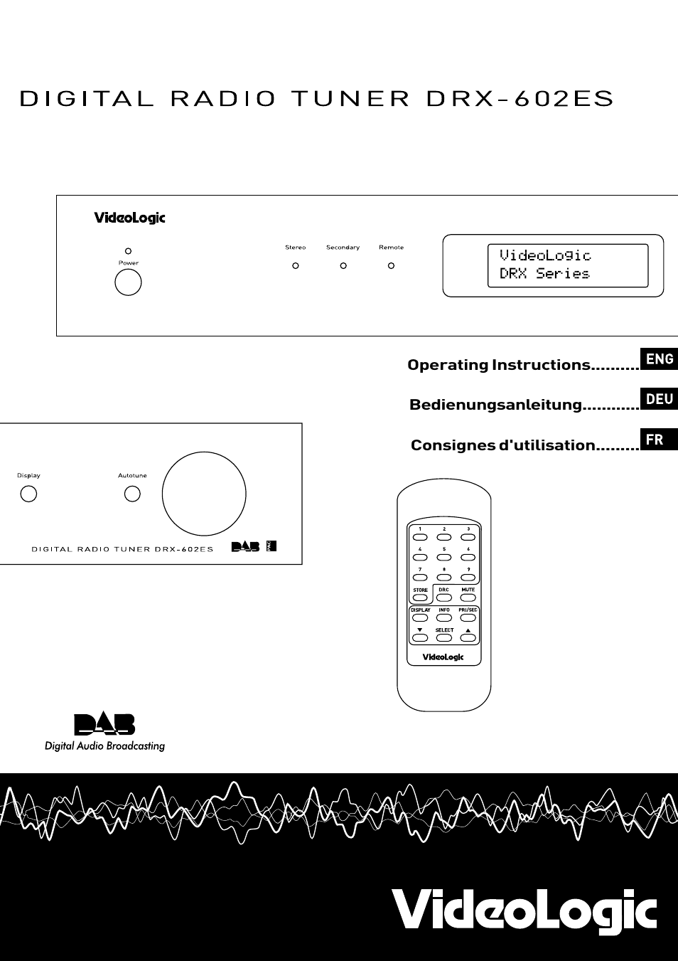 Pure DRX-601 series tuners User Manual | 15 pages