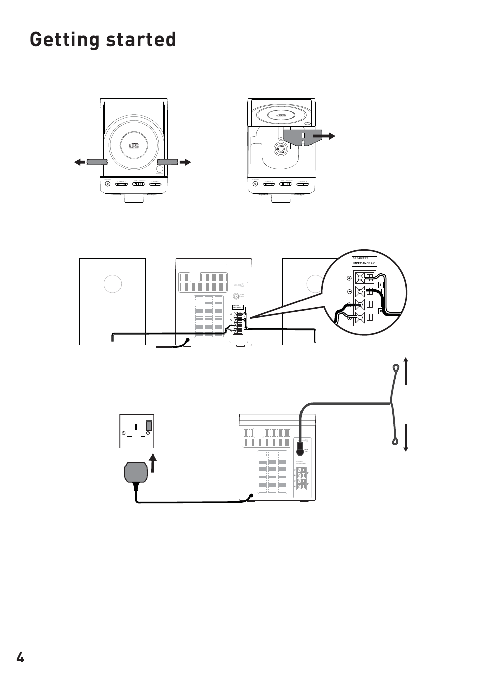 Getting started, Open/close | Pure DMX-20 User Manual | Page 6 / 14