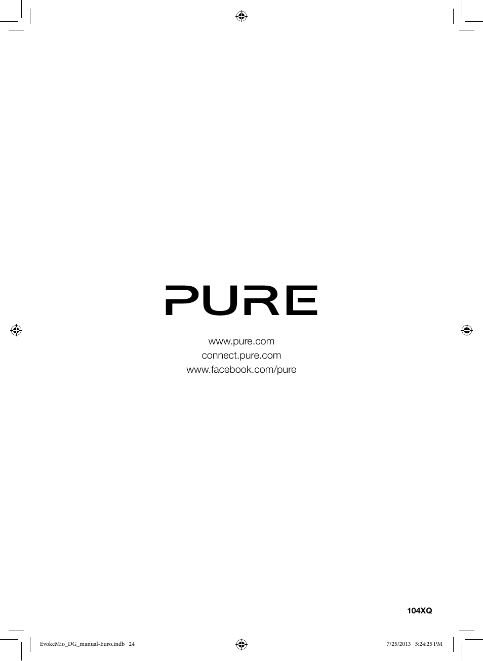 Pure Evoke Mio User Manual | Page 22 / 22