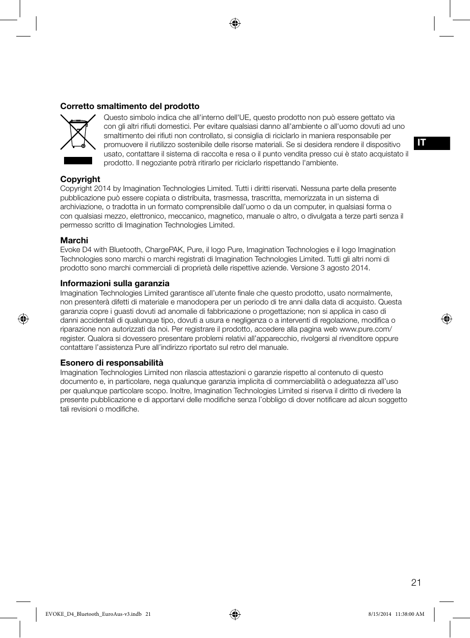 Pure Evoke D4 with Bluetooth User Manual | Page 89 / 136