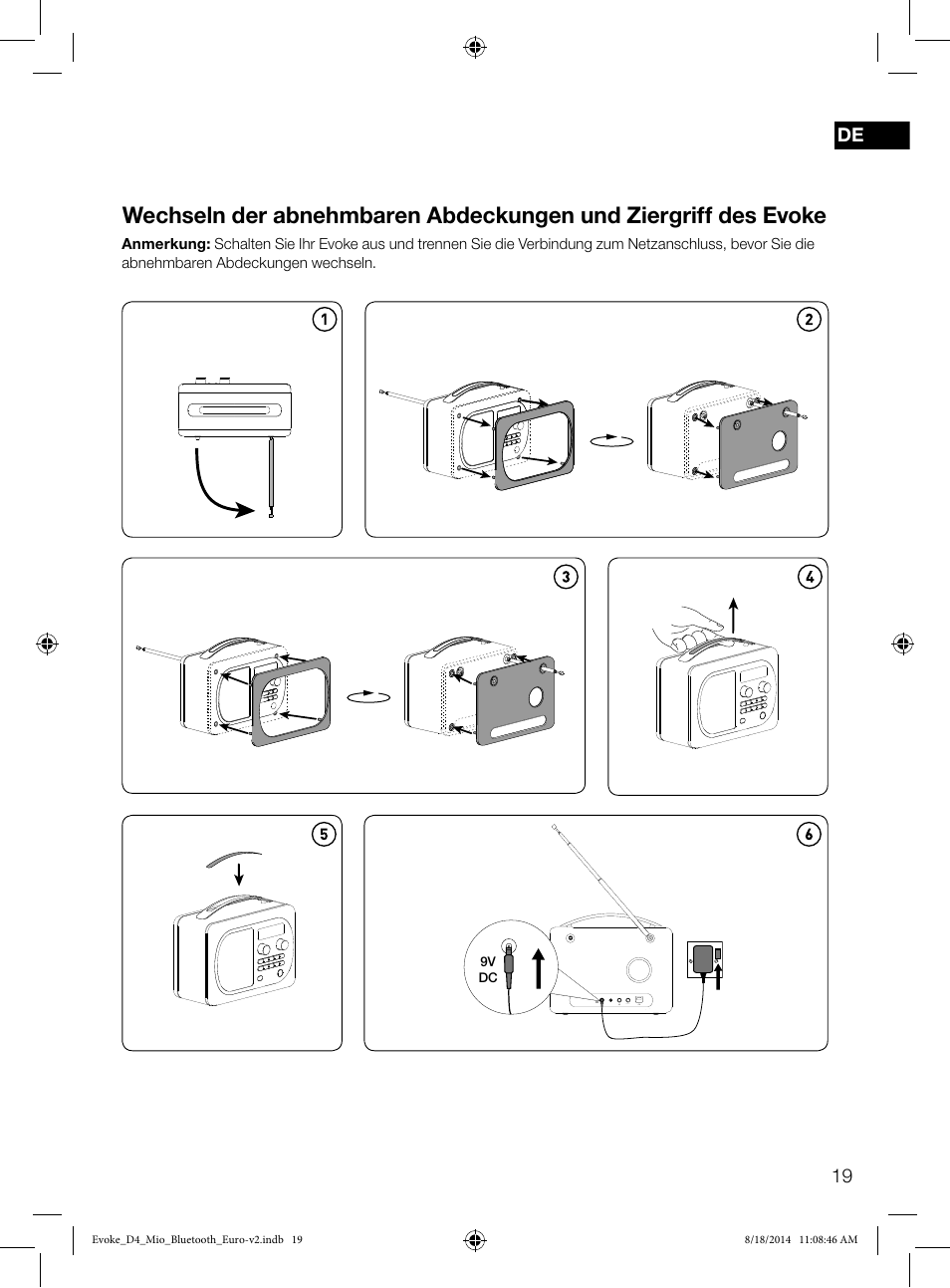 Pure Evoke D4 Mio with Bluetooth User Manual | Page 21 / 116