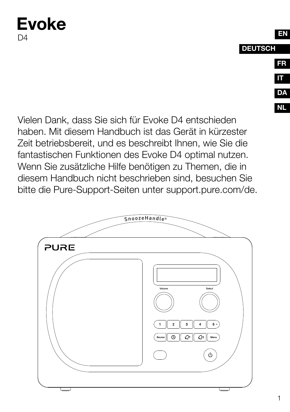 Pure Evoke D4 User Manual | Page 23 / 124