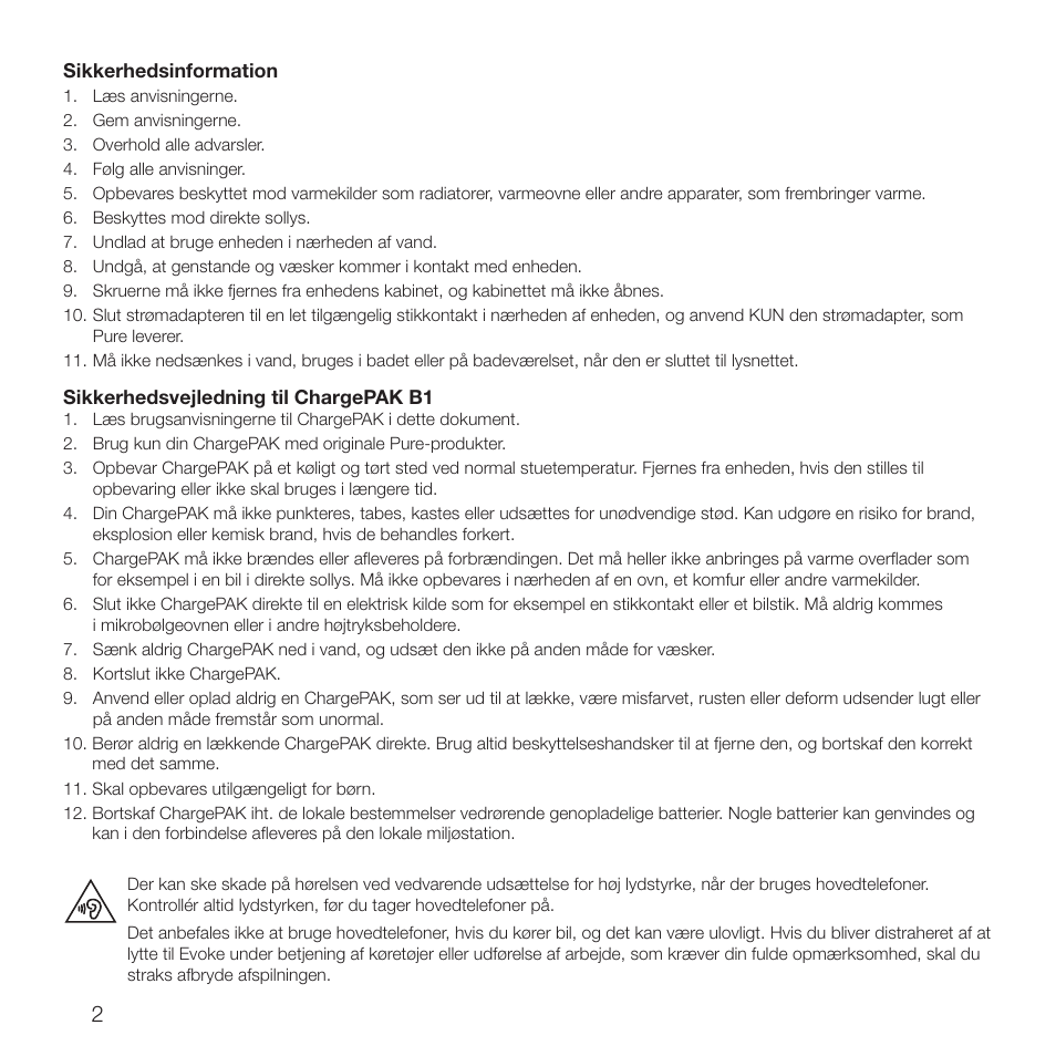 Pure Evoke D2 with Bluetooth User Manual | Page 22 / 96