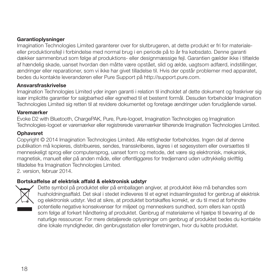 Pure Evoke D2 with Bluetooth User Manual | Page 38 / 96