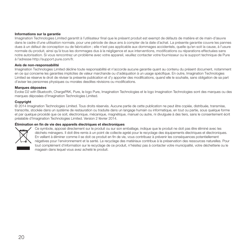 Pure Evoke D2 with Bluetooth User Manual | Page 58 / 96