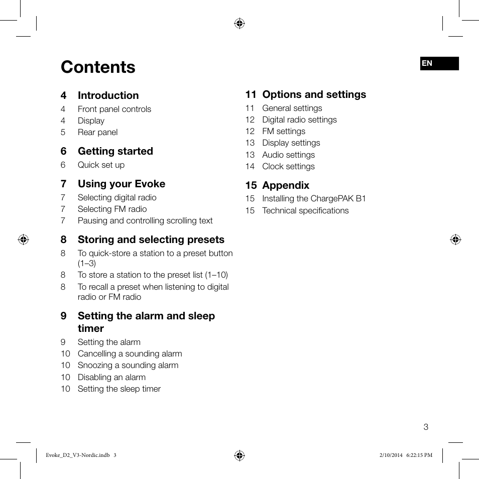 Pure Evoke D2 User Manual | Page 5 / 36