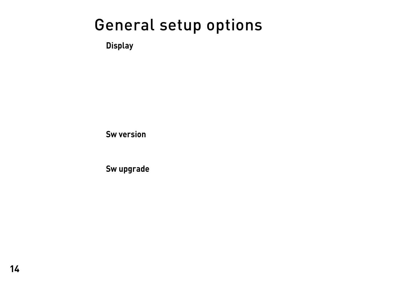 General setup options | Pure Evoke-2XT - User Guide User Manual | Page 17 / 21