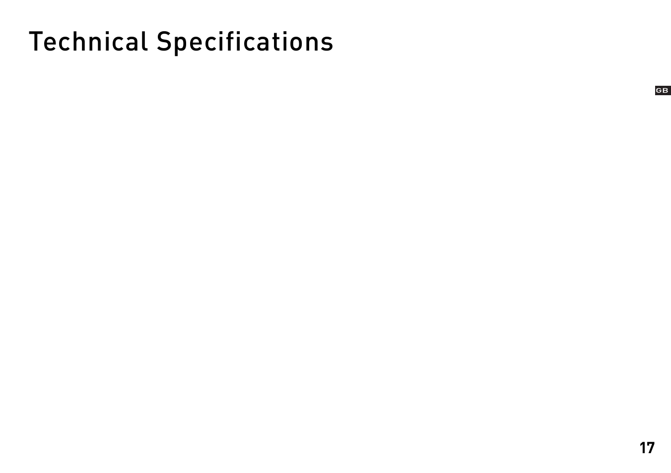 Technical specifications | Pure Evoke-2XT - User Guide User Manual | Page 20 / 21