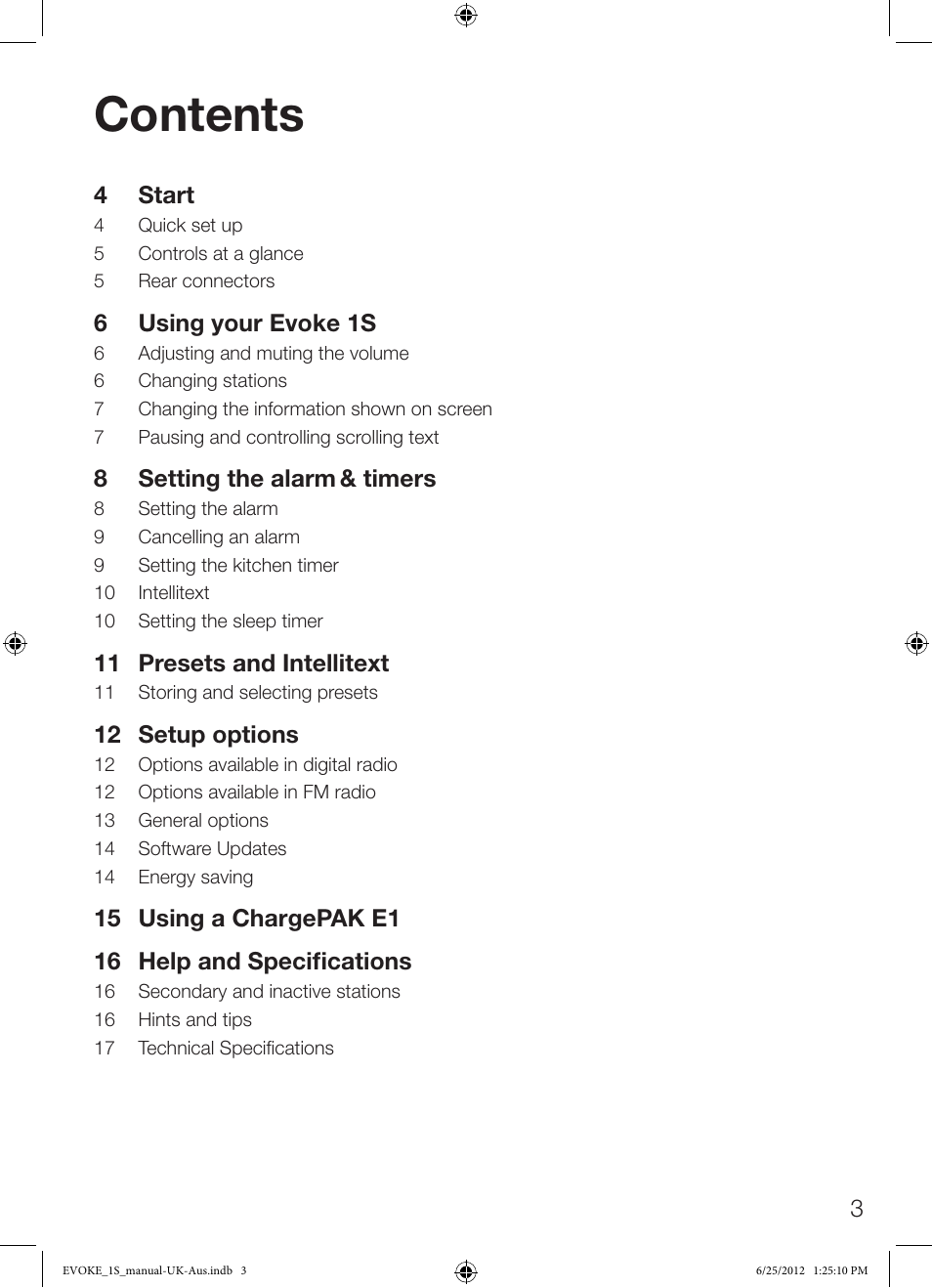 Pure Evoke-1S User Manual | Page 5 / 20